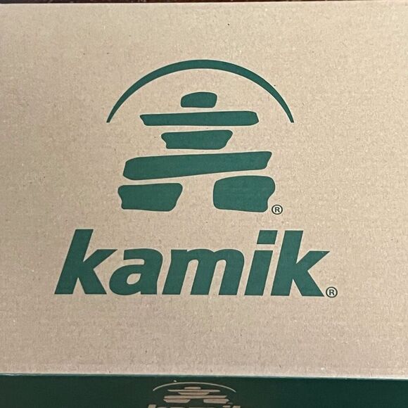 NIB Baby Kamik Toddler Infant Charcoal Neon Snowbug 5 Winter Boots Size 8 - Picture 3 of 9